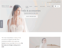Tablet Screenshot of brittenweddings.com